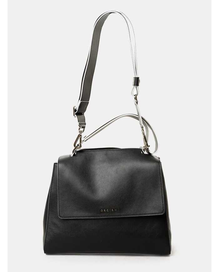 ORCIANI Borsa Sveva media in pelle liscia
