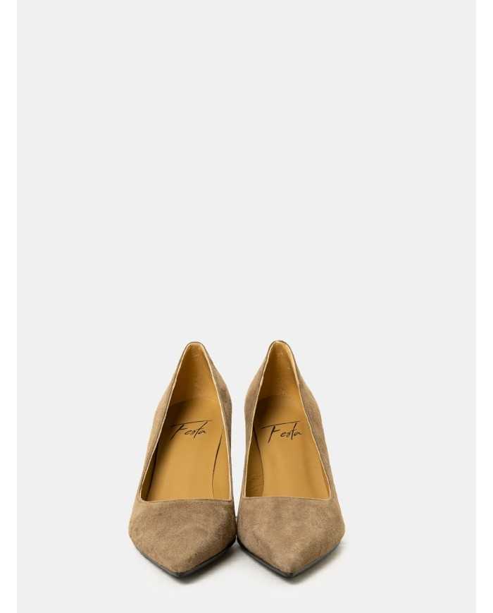 ROBERTO FESTA Decolletè in camoscio