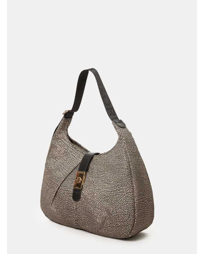 BORBONESE Borsa Hobo in nylon