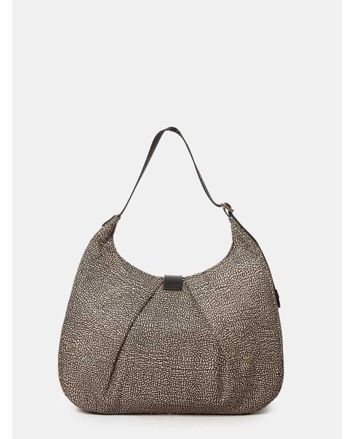 BORBONESE Borsa Hobo in nylon