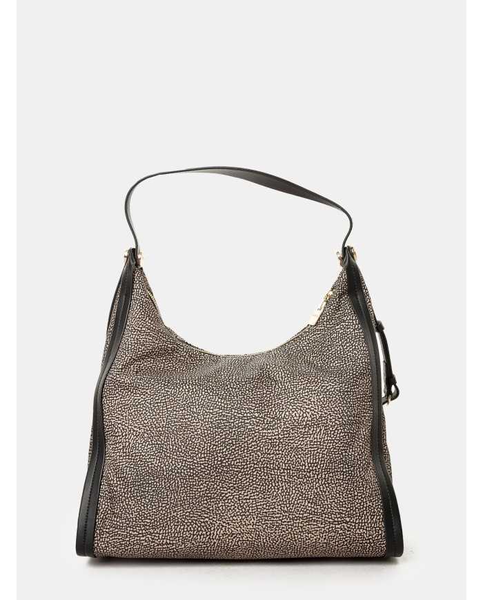 BORBONESE Borsa Hobo in nylon