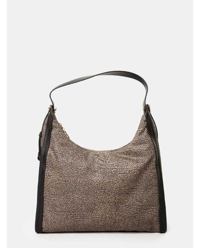 BORBONESE Borsa Hobo in nylon