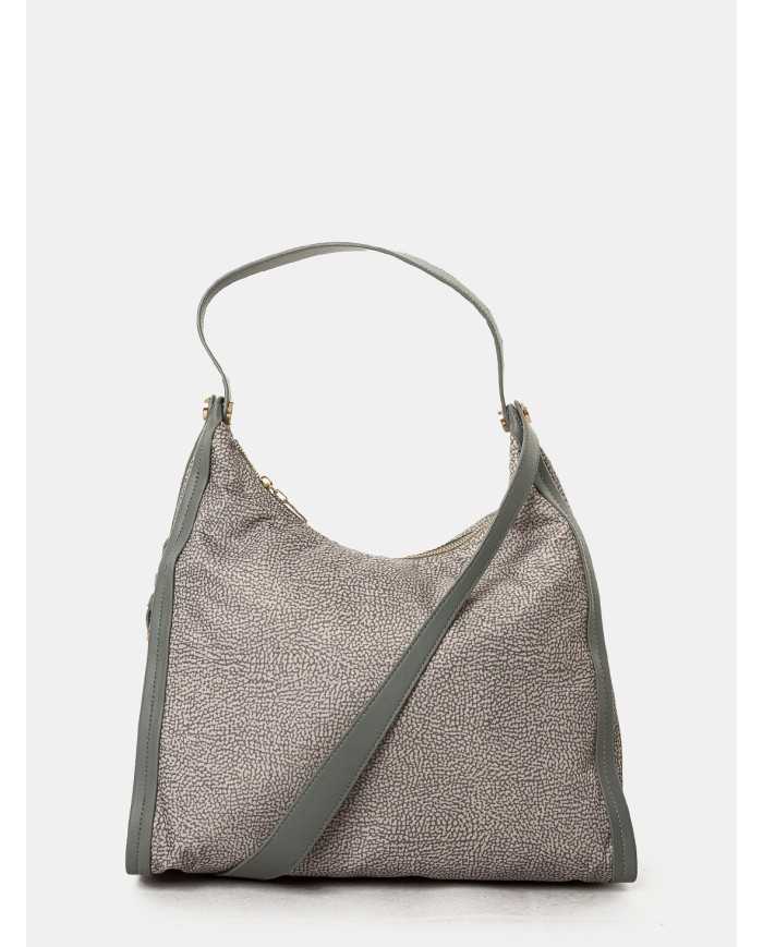 BORBONESE Borsa Hobo in nylon