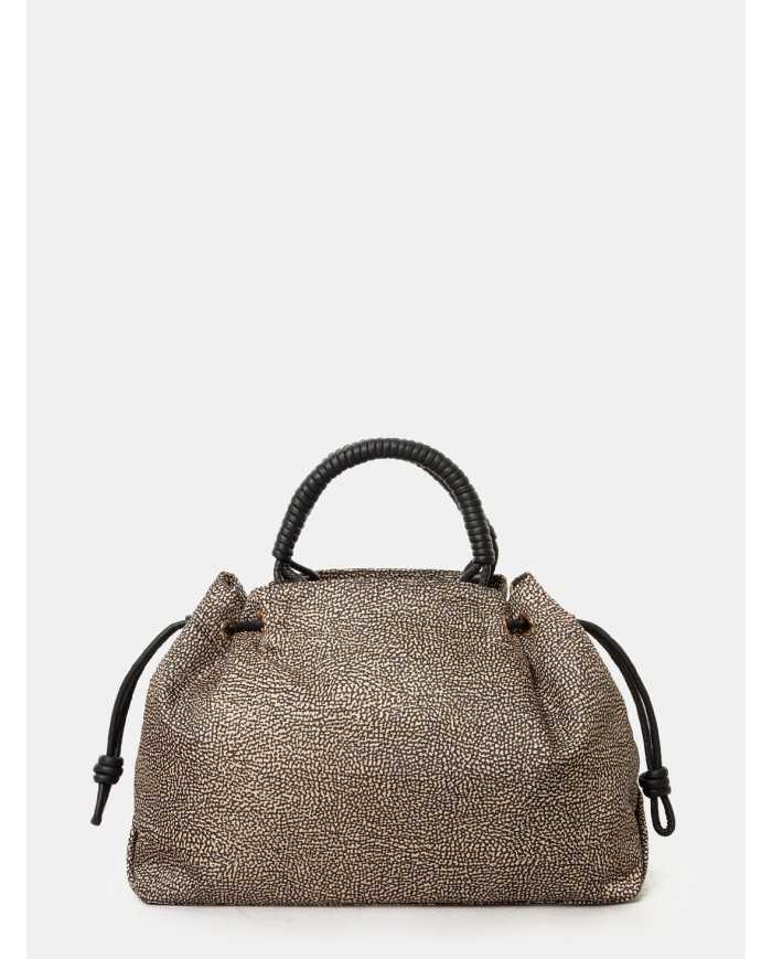 BORBONESE Borsa Shopping in nylon