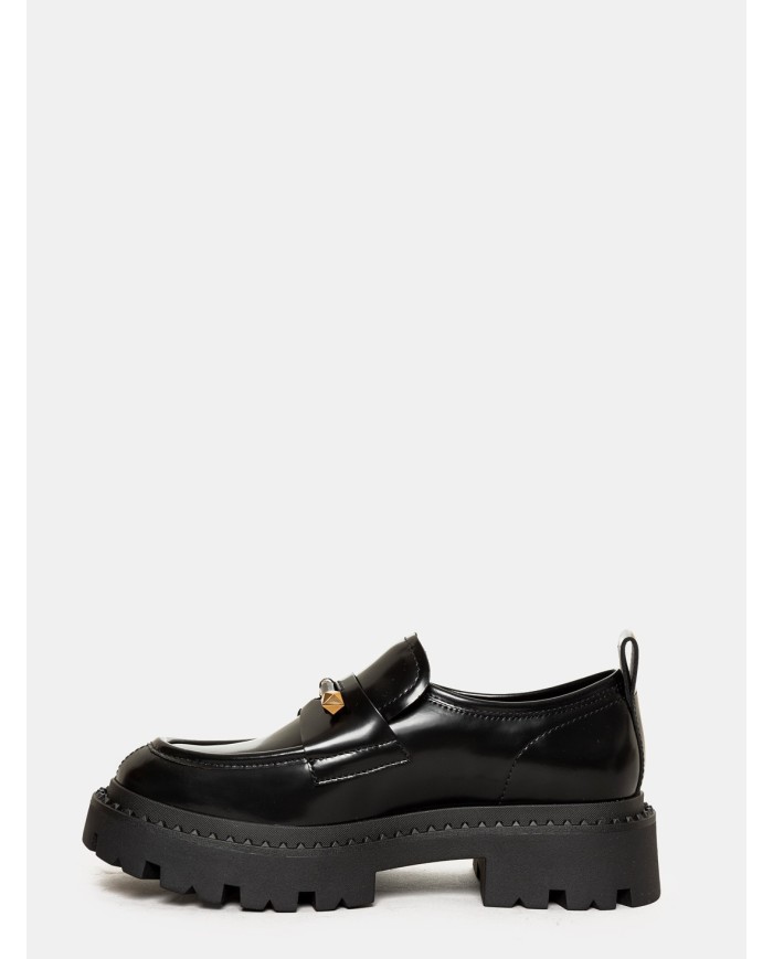 ASH Mocassino in pelle con morsetto