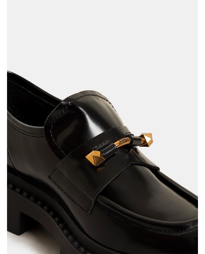 ASH Mocassino in pelle con morsetto