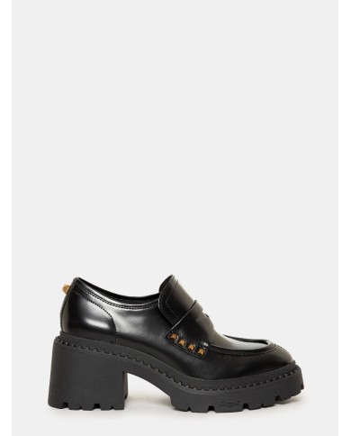 ASH Mocassino in pelle con tacco