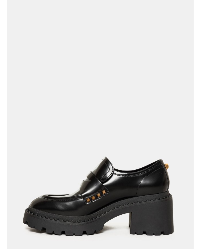 ASH Mocassino in pelle con tacco