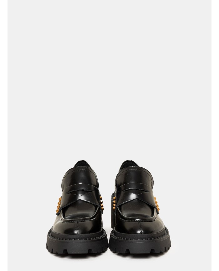 ASH Mocassino in pelle con tacco