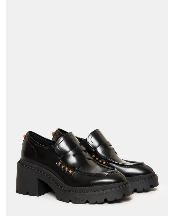 ASH Mocassino in pelle con tacco