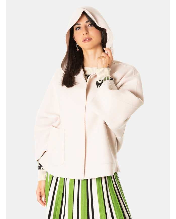 MAXMARA WEEKEND Cappotto corto con cappuccio