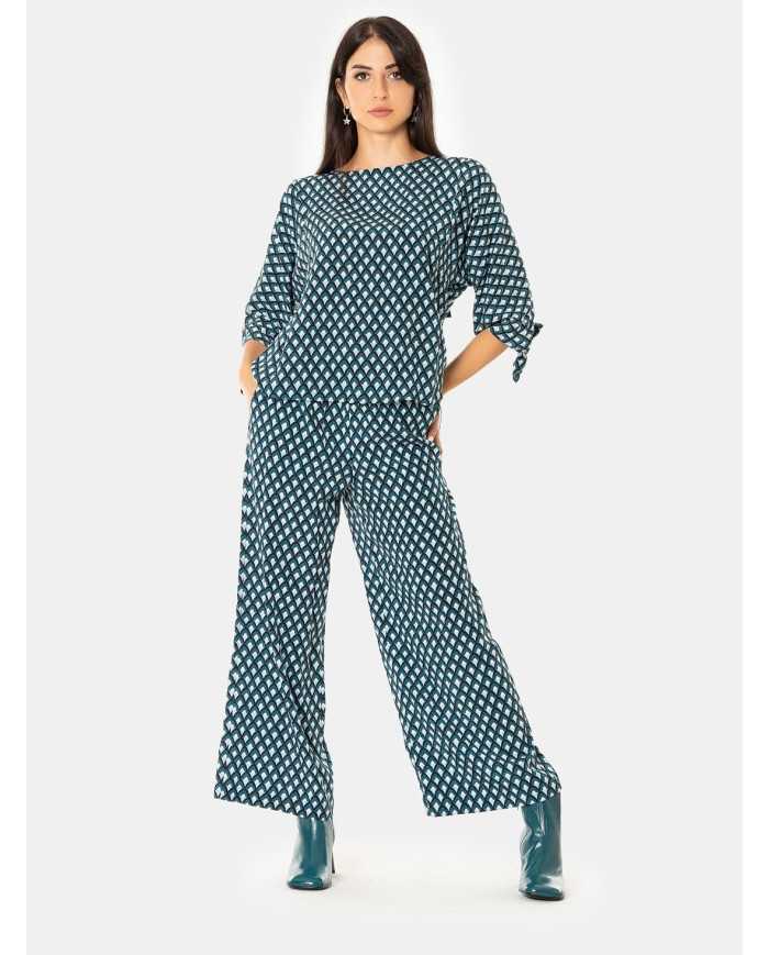 MAXMARA WEEKEND Blusa in seta a fantasia