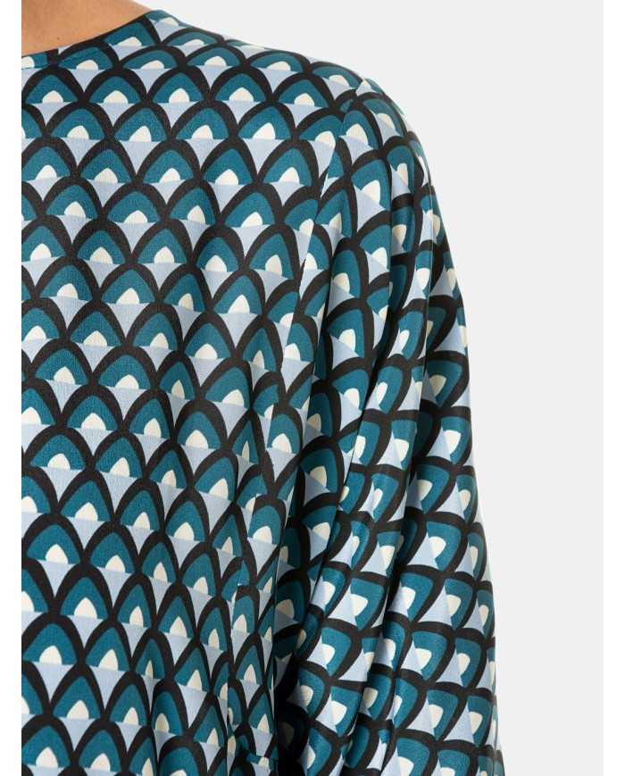 MAXMARA WEEKEND Blusa in seta a fantasia