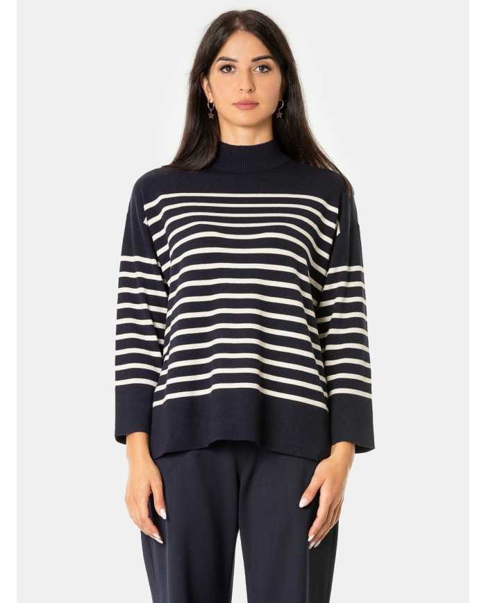 MAXMARA WEEKEND Maglia fantasia rigata