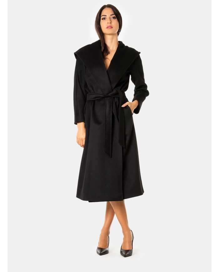MAXMARA STUDIO Cappotto lungo con cappuccio