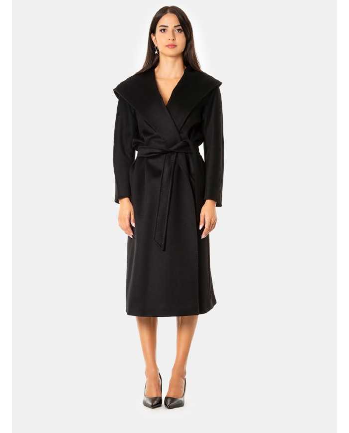 MAXMARA STUDIO Cappotto lungo con cappuccio