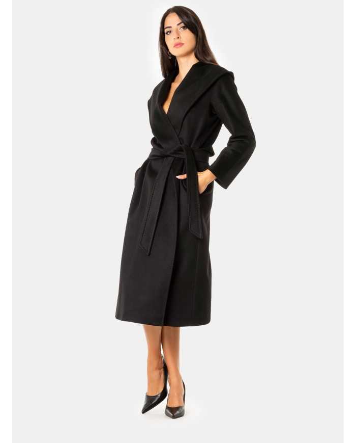MAXMARA STUDIO Cappotto lungo con cappuccio