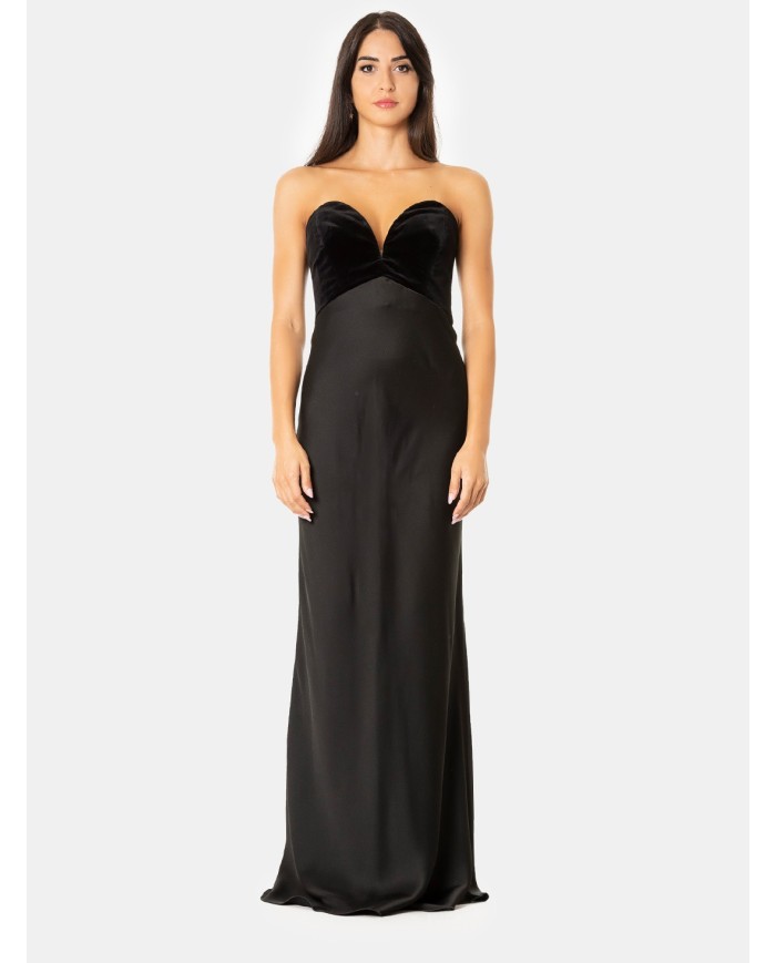 ワンピースその他 Max Mara Pianoforte Black bustier dress in sable Pianoforte Max Mara - Etsy