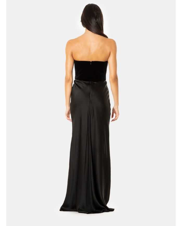 MAXMARA STUDIO Abito bustier in envers satin