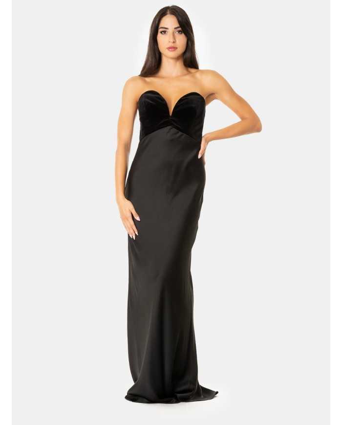 MAXMARA STUDIO Abito bustier in envers satin