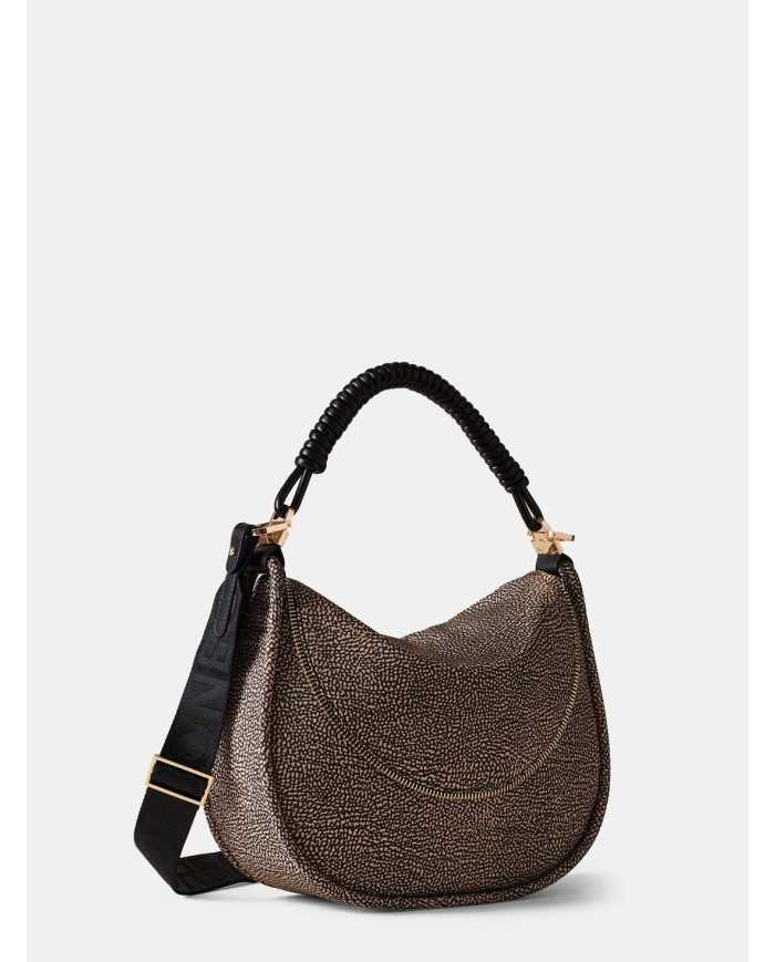 BORBONESE Borsa Hobo Medium