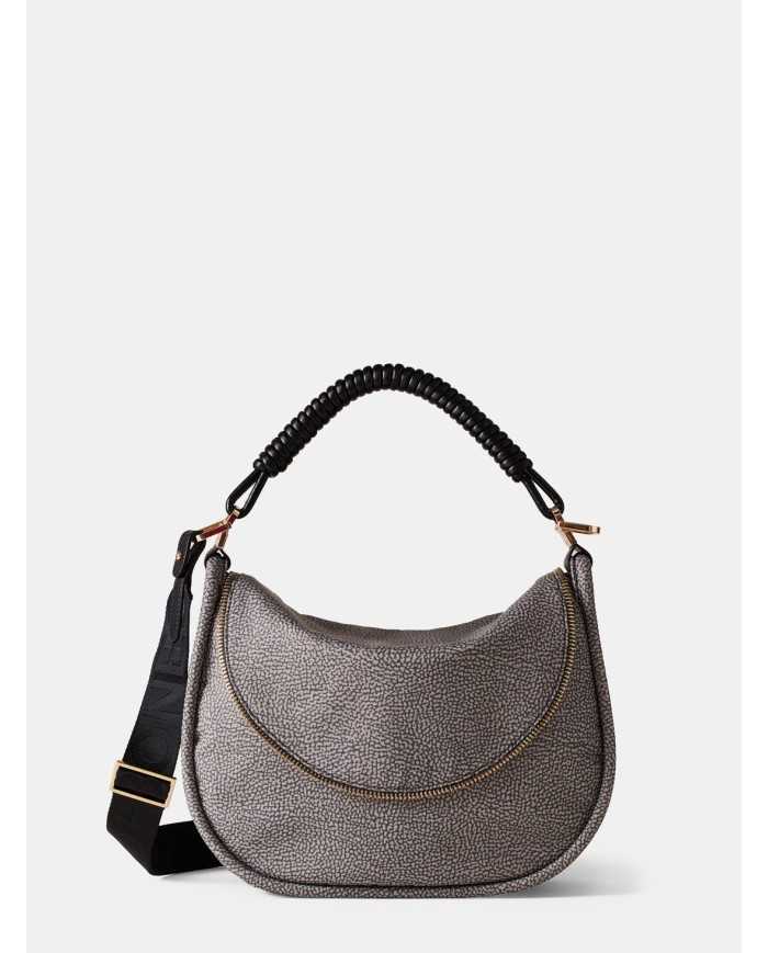BORBONESE Borsa Hobo Medium