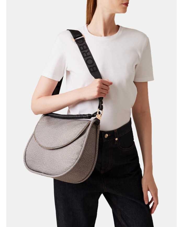 BORBONESE Borsa Hobo Medium