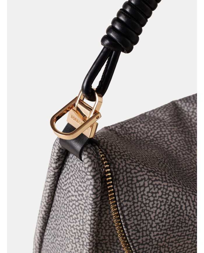 BORBONESE Borsa Hobo Medium