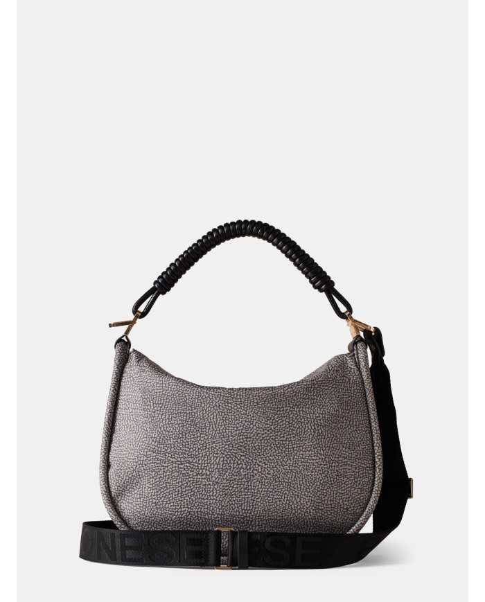 BORBONESE Borsa Hobo Medium