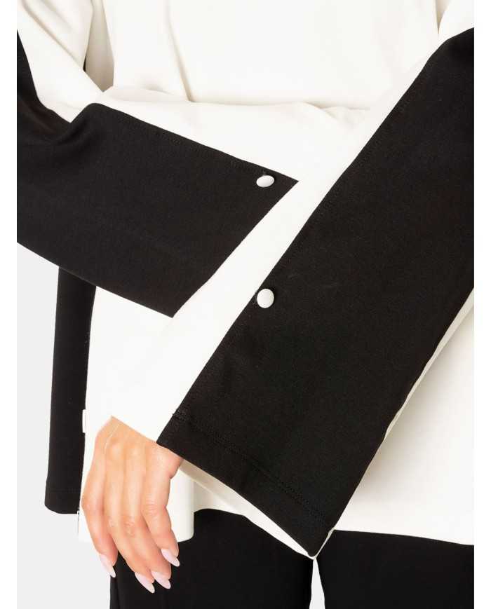 JIJIL Blusa bicolore