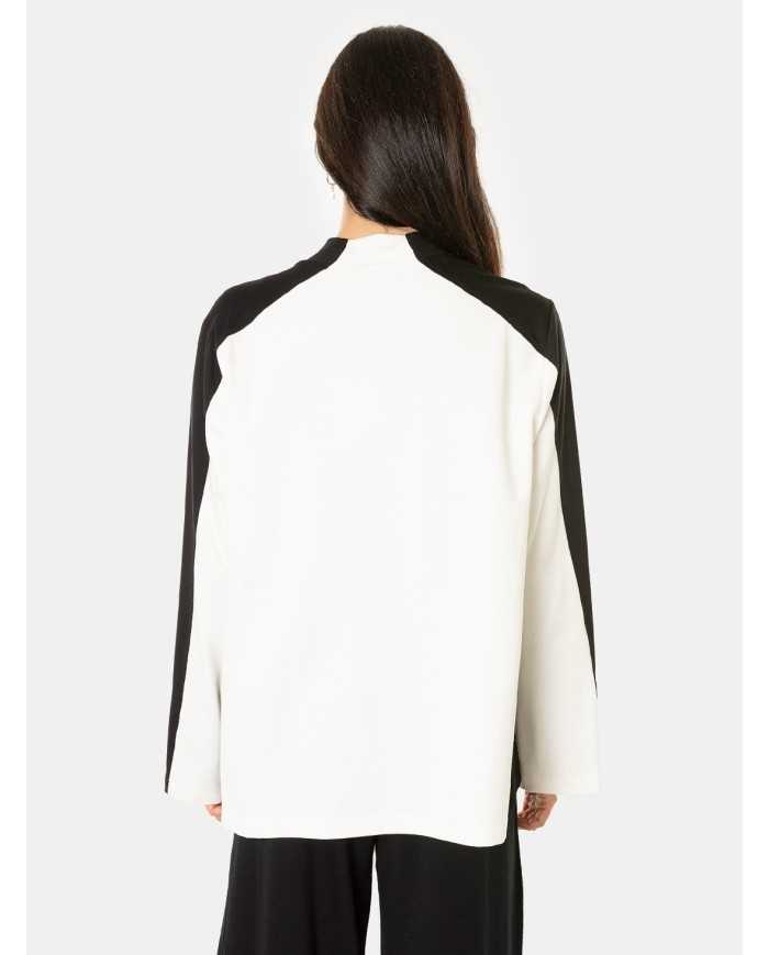 JIJIL Blusa bicolore