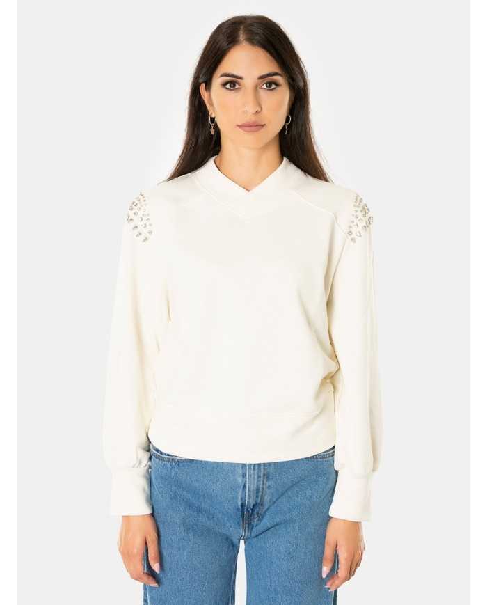 JIJIL Felpa con strass