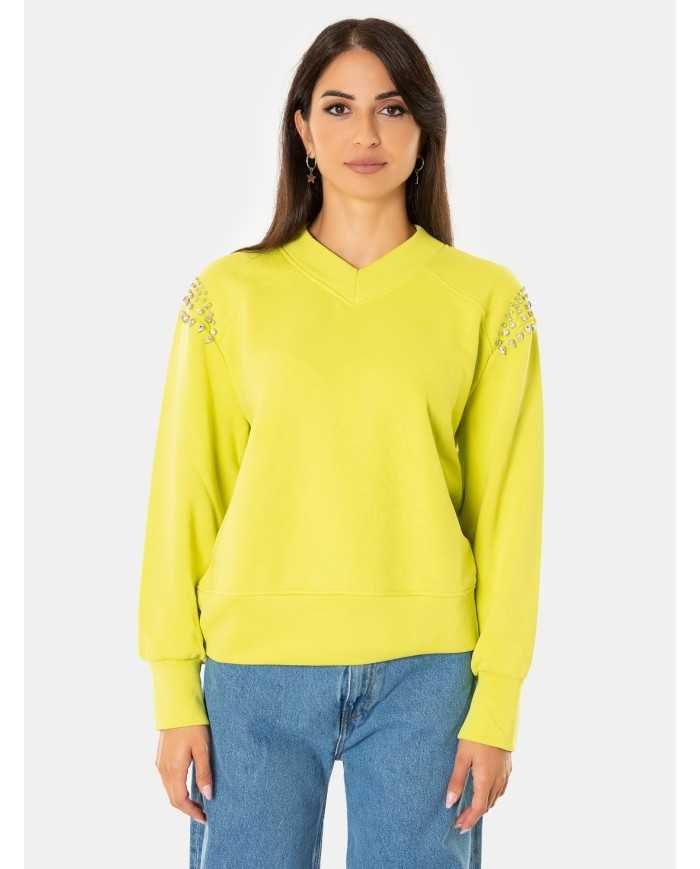 JIJIL Felpa con strass