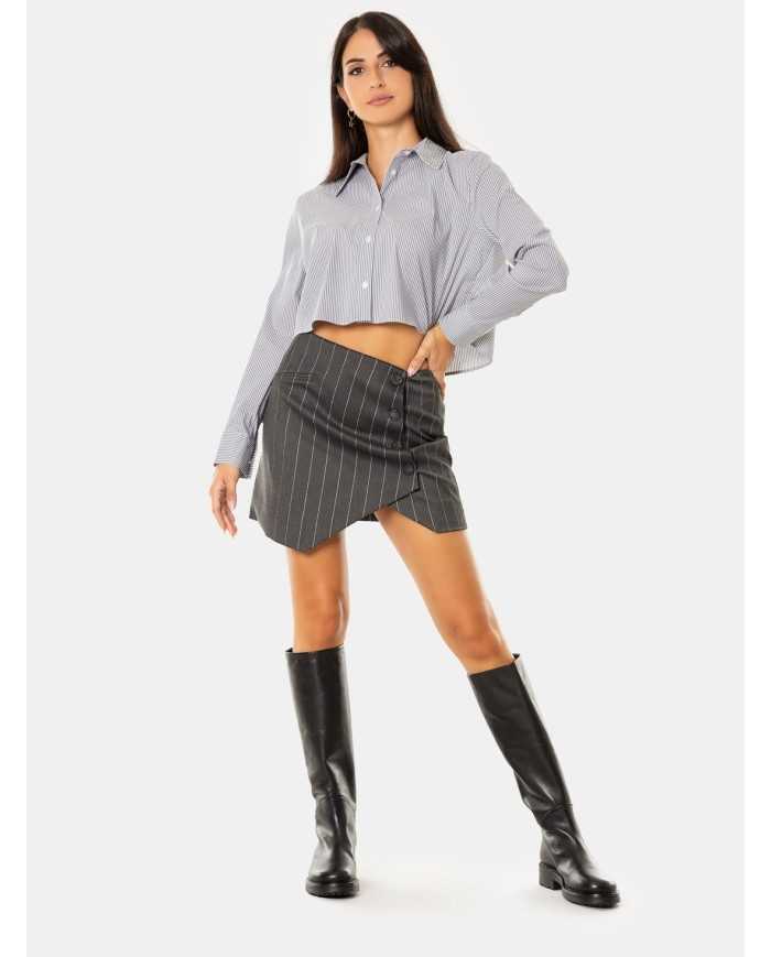 JIJIL Gonna mini gessata