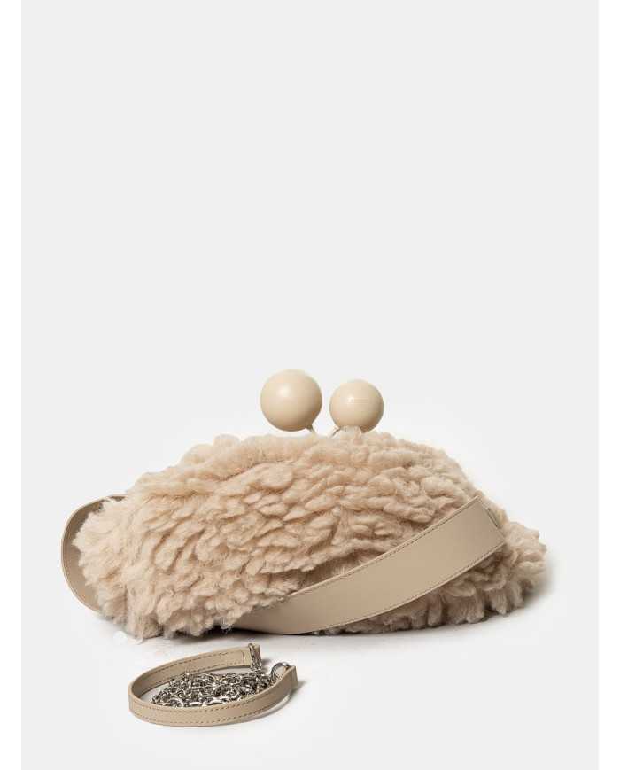 MAXMARA WEEKEND Borsa Pasticcino BREDA in ecopelliccia