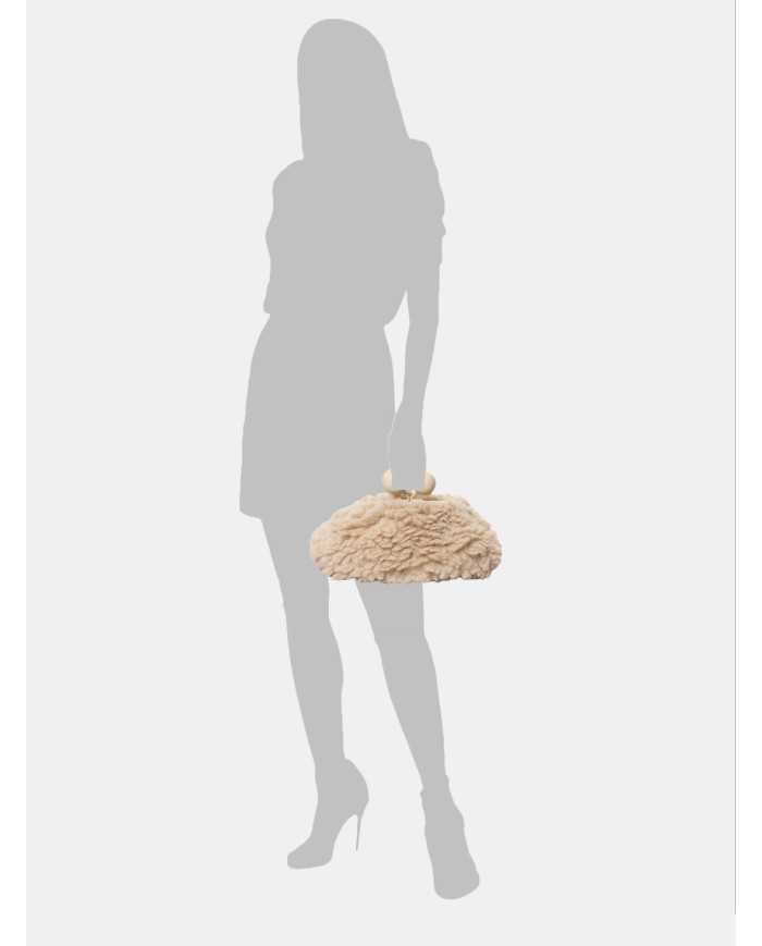 MAXMARA WEEKEND Borsa Pasticcino BREDA in ecopelliccia