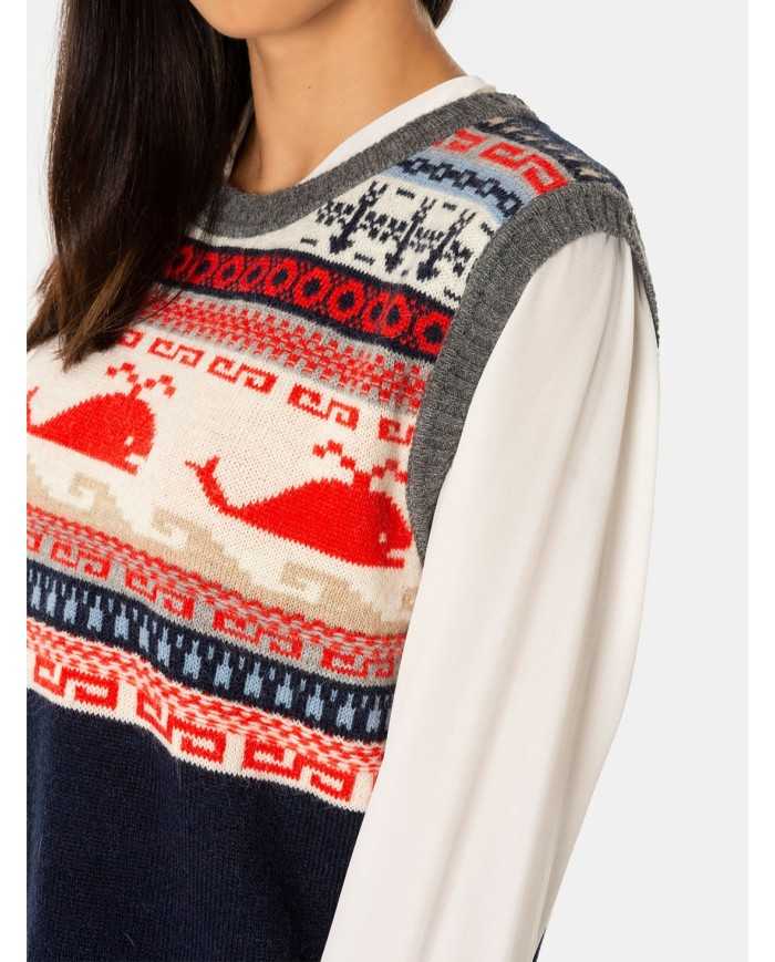 MAXMARA WEEKEND Gilet jacquard