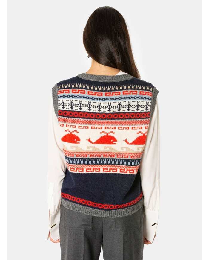 MAXMARA WEEKEND Gilet jacquard