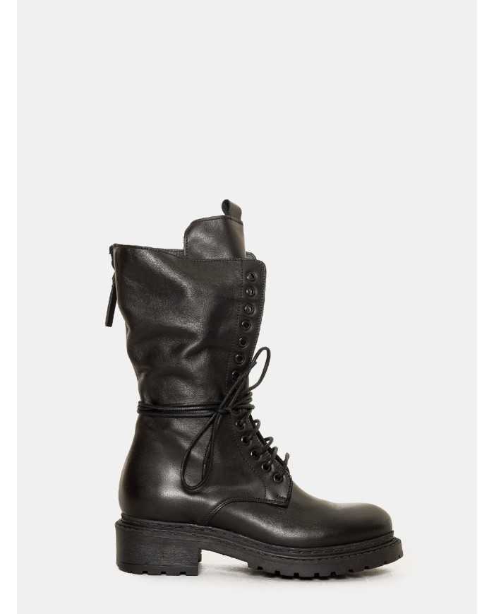 Volta Anfibio allacciato con zip in pelle