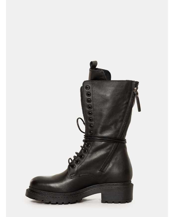 Volta Anfibio allacciato con zip in pelle