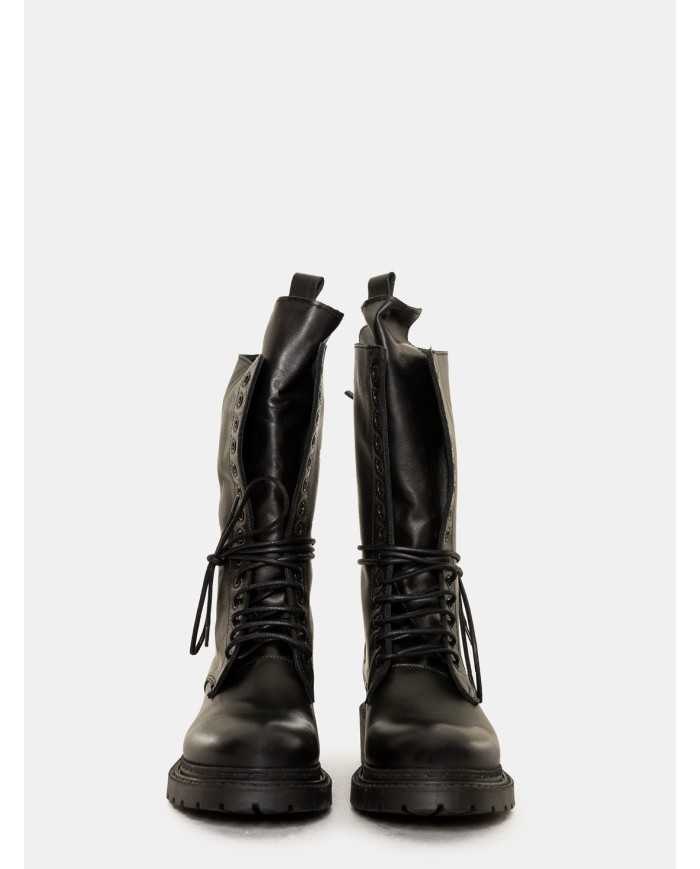 Volta Anfibio allacciato con zip in pelle