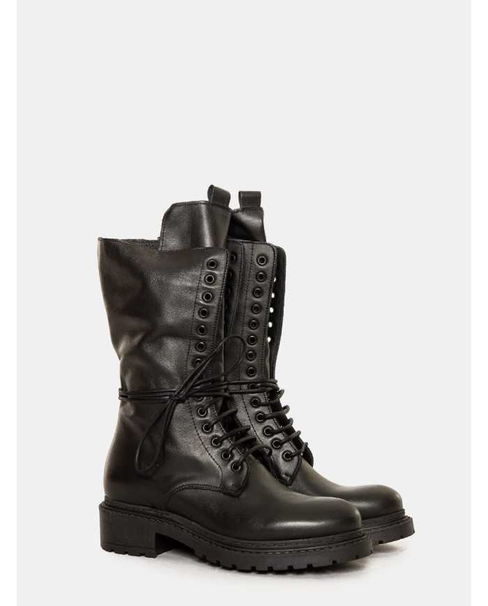 Volta Anfibio allacciato con zip in pelle