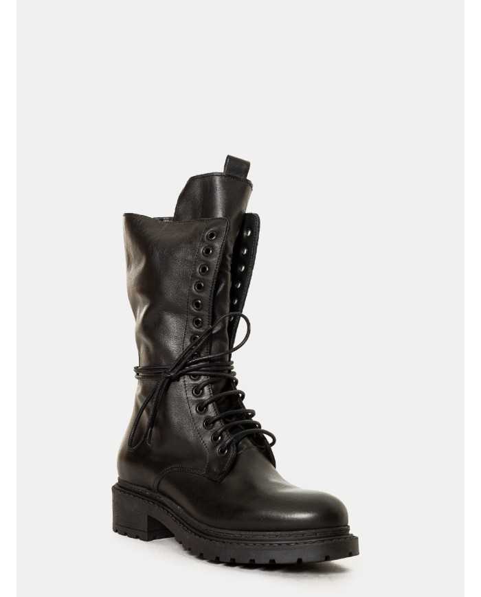 Volta Anfibio allacciato con zip in pelle