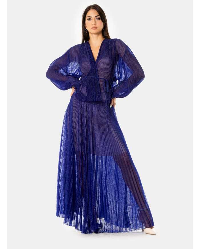 forte_forte Camicia plissè in tulle glitter