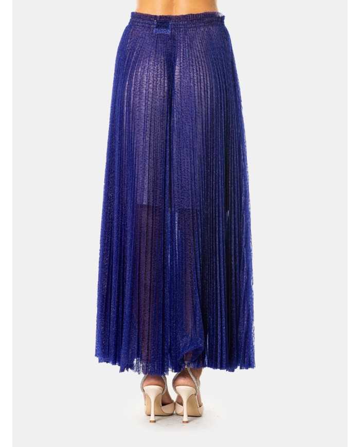 forte_forte Gonna plissè in tulle glitter jacquard