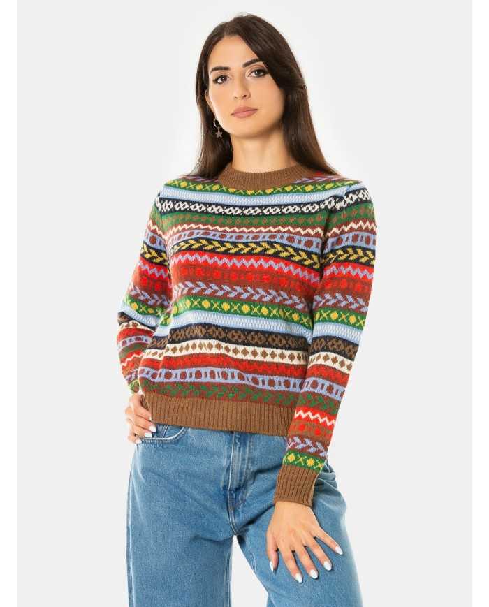 MAXMARA WEEKEND Maglia a fantasia rigata