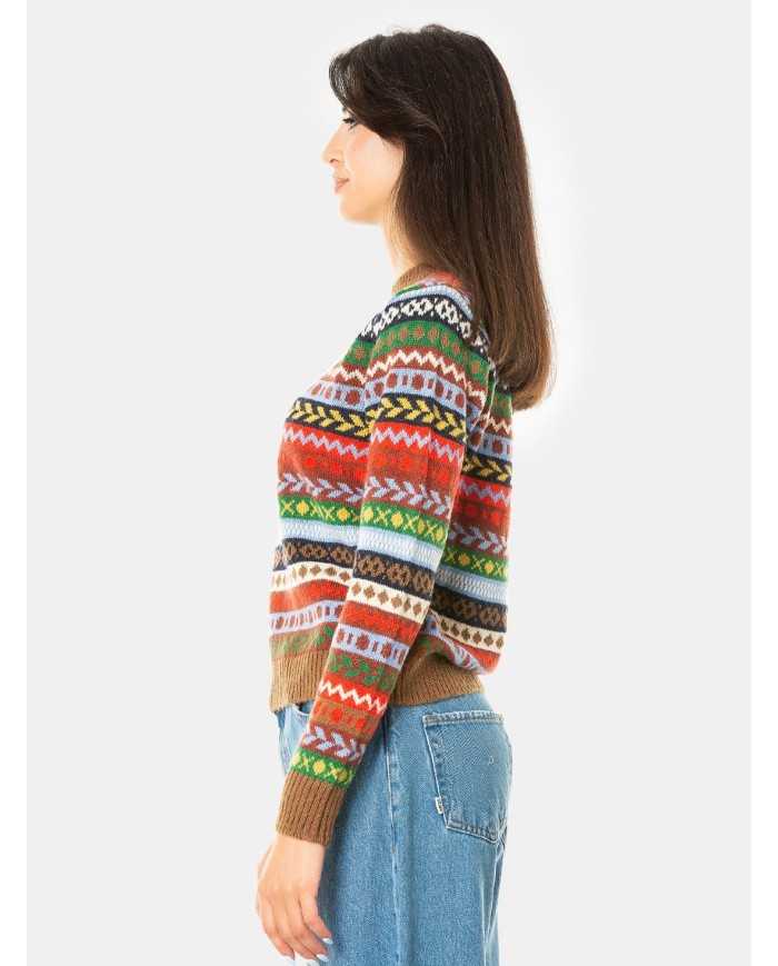 MAXMARA WEEKEND Maglia a fantasia rigata