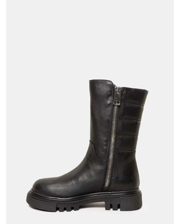 evaluna Anfibio in pelle con zip