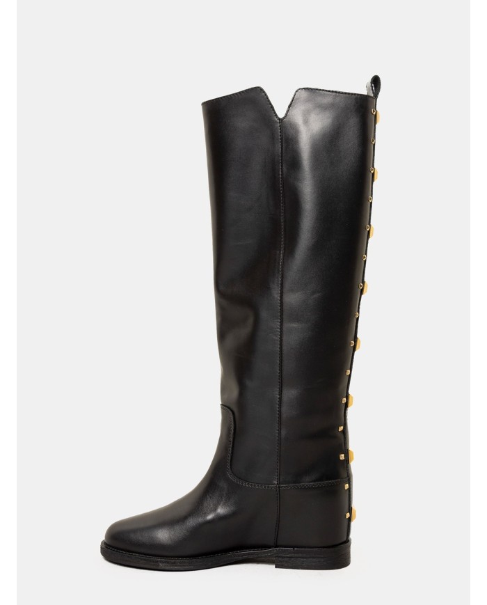 Via Roma 15 Stivale con macro borchie