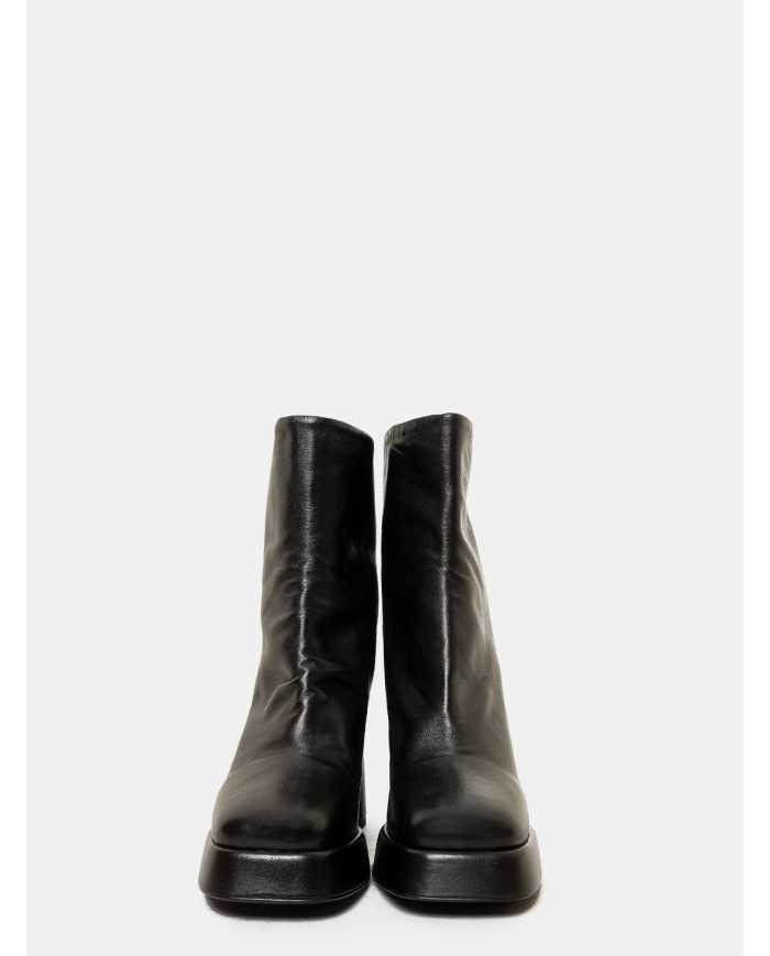 HALMANERA Tronchetto in pelle